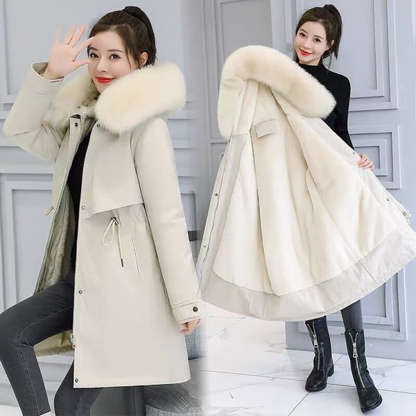 ladies down jacket parker down female 2021 winter student loose korean thickened et medium and long cotton padded, Black
ladies down jacket parker down female 2021 winter student loose korean thickened et medium and long cotton padded, Black