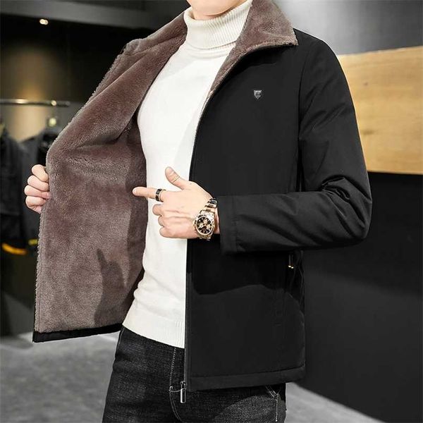 men's warm parka jacket winter fur collar windbreaker cotton padded thick black coat casual autumn fleece jacket male trend 211023
men's warm parka jacket winter fur collar windbreaker cotton padded thick black coat casual autumn fleece jacket male trend 211023