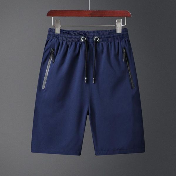 men's shorts casual knee-length solid color skin-friendly summer elastic waistband drawstring pockets, White;black
men's shorts casual knee-length solid color skin-friendly summer elastic waistband drawstring pockets, White;black