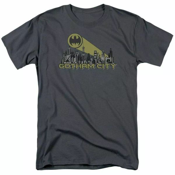 DC Batman Gotham Skyline T Shirt Mens Licensed DC Comics Tee Charcoal, White;black
DC Batman Gotham Skyline T Shirt Mens Licensed DC Comics Tee Charcoal, White;black