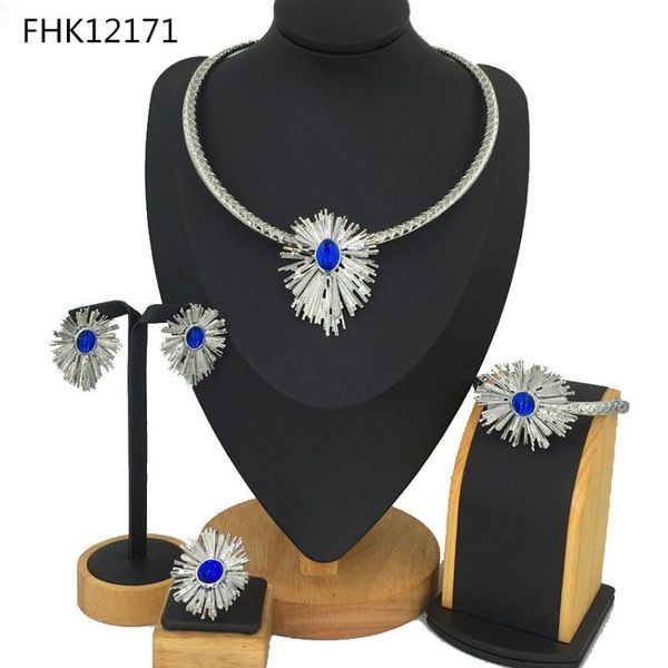 earrings & necklace design bracelet rings jewelry sets gold plated collars fashion gift bridal women jewellery set fhk12171, Silver
earrings & necklace design bracelet rings jewelry sets gold plated collars fashion gift bridal women jewellery set fhk12171, Silver