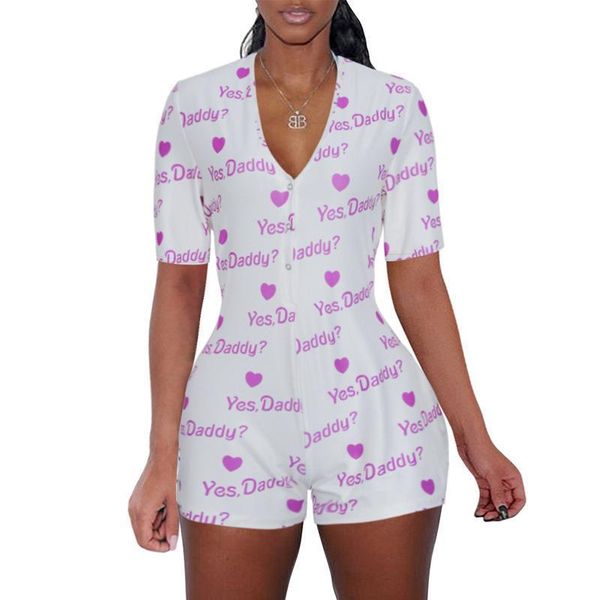 fruit print short sleeve womens jumpsuits yes daddy leopard onesie female party nightwear, Black;white
fruit print short sleeve womens jumpsuits yes daddy leopard onesie female party nightwear, Black;white