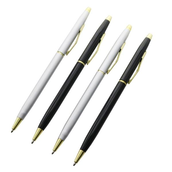 pcs silver or black optional stainless steel rod rotating metal ballpoint pen blue refill exquisite signature gift pens, Blue;orange
pcs silver or black optional stainless steel rod rotating metal ballpoint pen blue refill exquisite signature gift pens, Blue;orange