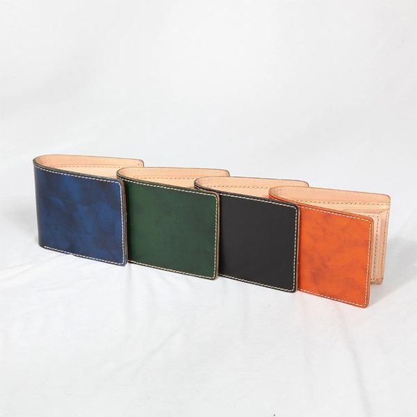 wallets 2021 handmade japanese leather cow men's wallet vegetable tanned short guangzhou1, Red;black
wallets 2021 handmade japanese leather cow men's wallet vegetable tanned short guangzhou1, Red;black