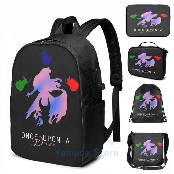 backpack funny graphic print once upon a dream usb charge men school bags women bag travel laptop
backpack funny graphic print once upon a dream usb charge men school bags women bag travel laptop