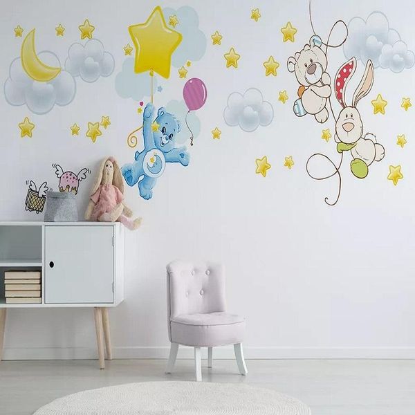 wallpapers custom 3d large mural wallpaper modern minimalist hand-painted bear star children's room tv background living beedroom
wallpapers custom 3d large mural wallpaper modern minimalist hand-painted bear star children's room tv background living beedroom