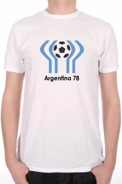 argentina 78 retro world cup football t-shirt, White;black
argentina 78 retro world cup football t-shirt, White;black