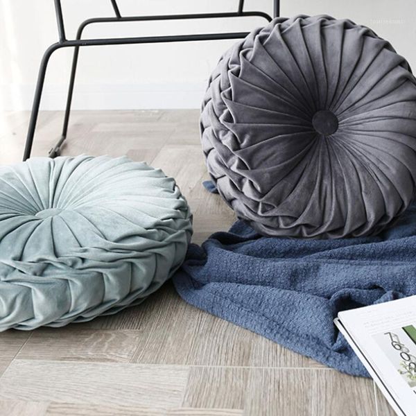 fashion super european luxury velvet throw pillow cushion round fabric handmade pleated wheel pumpkin seat cushion1
fashion super european luxury velvet throw pillow cushion round fabric handmade pleated wheel pumpkin seat cushion1