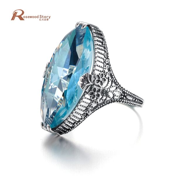 jewelry royal vintage exaggerated rings big oval sky bule stone fashion real 925 sterling silver cocktail ring for women party, Black
jewelry royal vintage exaggerated rings big oval sky bule stone fashion real 925 sterling silver cocktail ring for women party, Black
