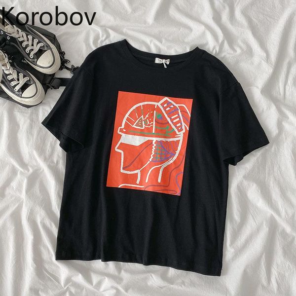 korobov harajuku cartoon print t shirts 2021 korean short sleeve streetwear shirt preppy style o neck ulzzang tee women's t-shirt, White
korobov harajuku cartoon print t shirts 2021 korean short sleeve streetwear shirt preppy style o neck ulzzang tee women's t-shirt, White