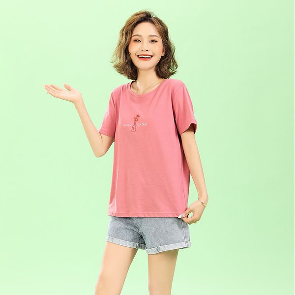 t-shirt women's summer short sleeve loose cotton white large base shirt body couple's wear
t-shirt women's summer short sleeve loose cotton white large base shirt body couple's wear