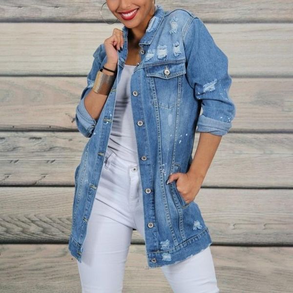 women's jackets denim jacket oversized outerwear spring autumn female clothes long sleeve streetwear plus size casual korean style coat, Black;brown
women's jackets denim jacket oversized outerwear spring autumn female clothes long sleeve streetwear plus size casual korean style coat, Black;brown
