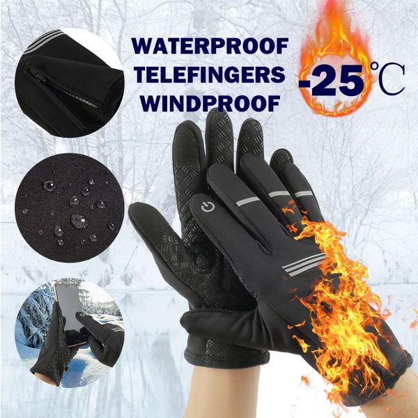 cycling gloves touchscreen winter warm bicycle bike ski outdoor camping hiking motorcycle sports full finger, Black
cycling gloves touchscreen winter warm bicycle bike ski outdoor camping hiking motorcycle sports full finger, Black