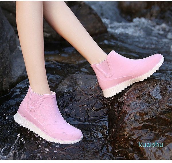 rain women's anti-skid water ankle boot woman wellies parent leisure fashion waterproof shoes student rubber boots q1216, Black;red
rain women's anti-skid water ankle boot woman wellies parent leisure fashion waterproof shoes student rubber boots q1216, Black;red