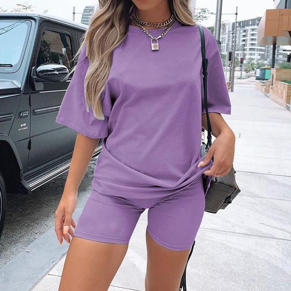 donsignet women set fashion sports casual blank print two-piece comfortable o-neck short sleeve t-shirt shorts summer suit women's trac, Gray
donsignet women set fashion sports casual blank print two-piece comfortable o-neck short sleeve t-shirt shorts summer suit women's trac, Gray