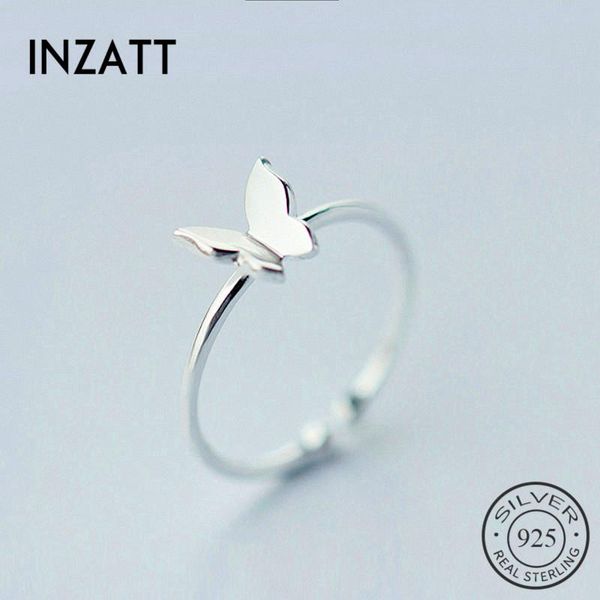 cluster rings inzareal 925 sterling silver butterfly adjustable ring for fashion women party cute fine jewelry minimalist accessories gift, Golden;silver
cluster rings inzareal 925 sterling silver butterfly adjustable ring for fashion women party cute fine jewelry minimalist accessories gift, Golden;silver