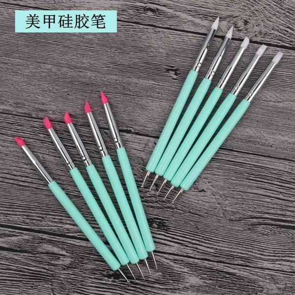 head nail enhancement tool double point ball super soft silicone dual purpose hollow carving embossing pen 5 sets
head nail enhancement tool double point ball super soft silicone dual purpose hollow carving embossing pen 5 sets