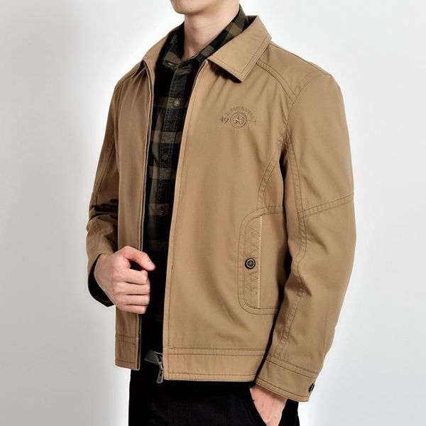 men's jackets 2021 autumn jacket men casual solid color turn down collar spring coat plus size m-4xl cotton mens clothing veste homme, Black;brown
men's jackets 2021 autumn jacket men casual solid color turn down collar spring coat plus size m-4xl cotton mens clothing veste homme, Black;brown