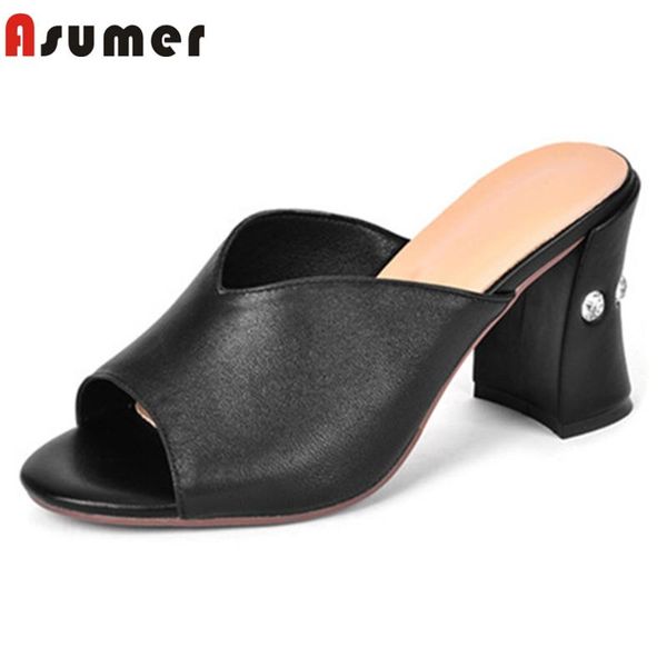 sandals asumer 2021 arrive genuine leather shoes women peep toe crystal summer high heels ladies party, Black
sandals asumer 2021 arrive genuine leather shoes women peep toe crystal summer high heels ladies party, Black