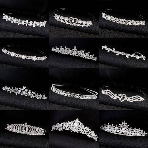 hair accessories gift women girls headdress wedding party fashion headpieces princess tiara crown headbands, Slivery;white
hair accessories gift women girls headdress wedding party fashion headpieces princess tiara crown headbands, Slivery;white