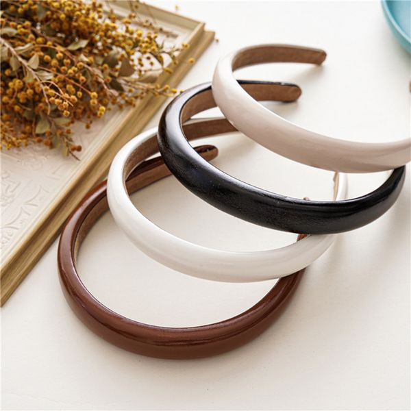 stylish headband for women girls pure color go out headdress fashion pu leather patent leather sponge hairband gifts for friends, Silver
stylish headband for women girls pure color go out headdress fashion pu leather patent leather sponge hairband gifts for friends, Silver