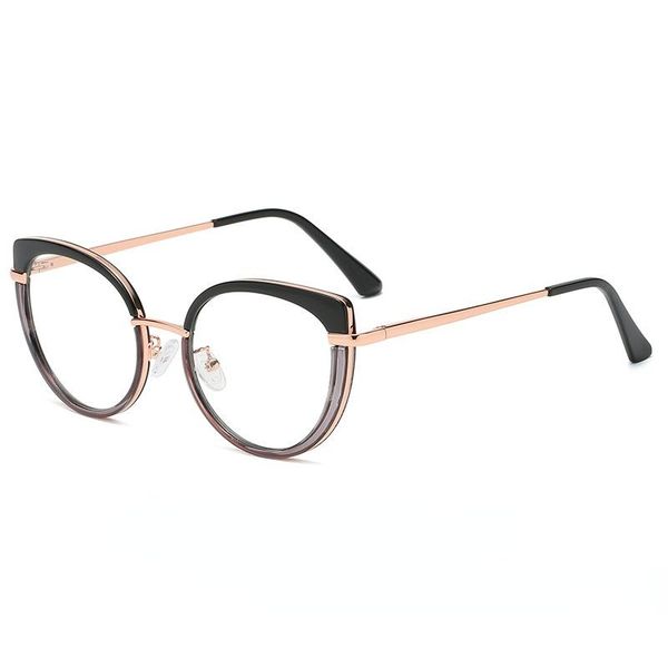 fashion sunglasses frames women 2021 glasses frame trend spring leg two-color large flat mirror, Black
fashion sunglasses frames women 2021 glasses frame trend spring leg two-color large flat mirror, Black