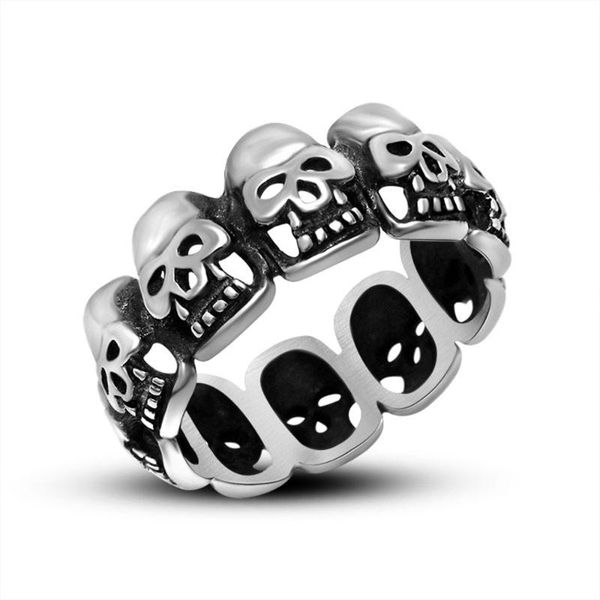 wedding rings fashion stainless steel hollow out skull ring couples men and women trendy simple punk jewelry gift s010, Slivery;golden
wedding rings fashion stainless steel hollow out skull ring couples men and women trendy simple punk jewelry gift s010, Slivery;golden