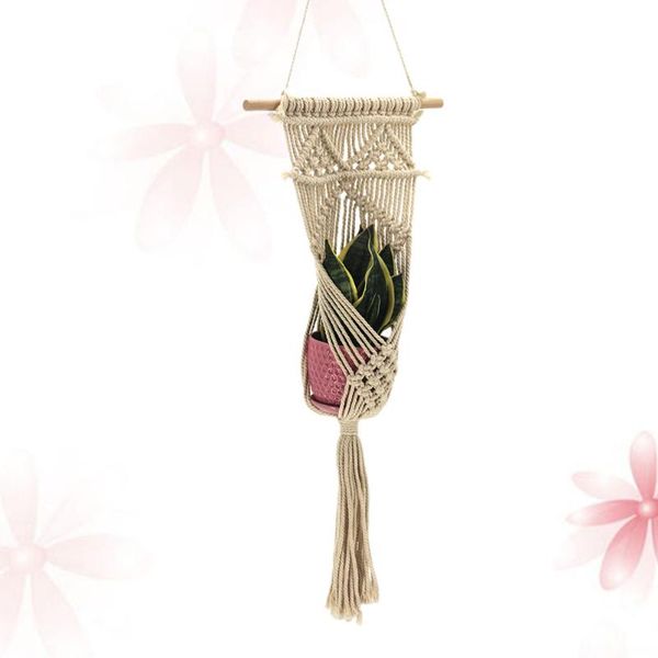 decorative objects & figurines 1pc plant hanging basket net flowerpot string bag wall-mounted decor for home garden store
decorative objects & figurines 1pc plant hanging basket net flowerpot string bag wall-mounted decor for home garden store