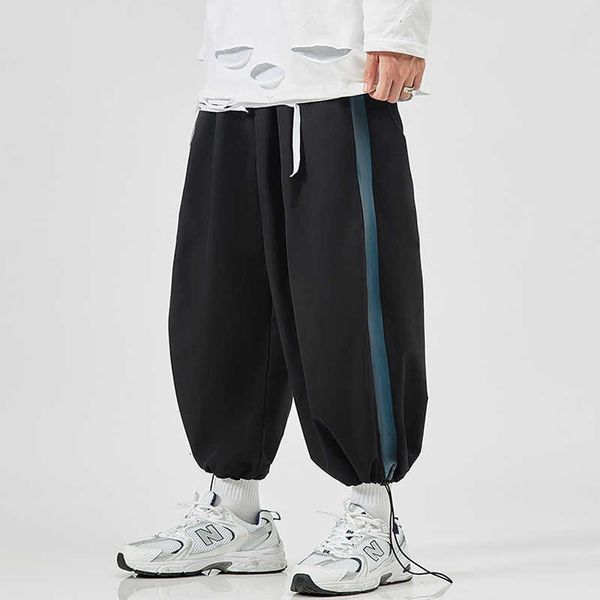 men's pants ankle-length sweatpants streetwear spring autumn hip hop casual korean oversize joggers trouers ikdk, Black
men's pants ankle-length sweatpants streetwear spring autumn hip hop casual korean oversize joggers trouers ikdk, Black