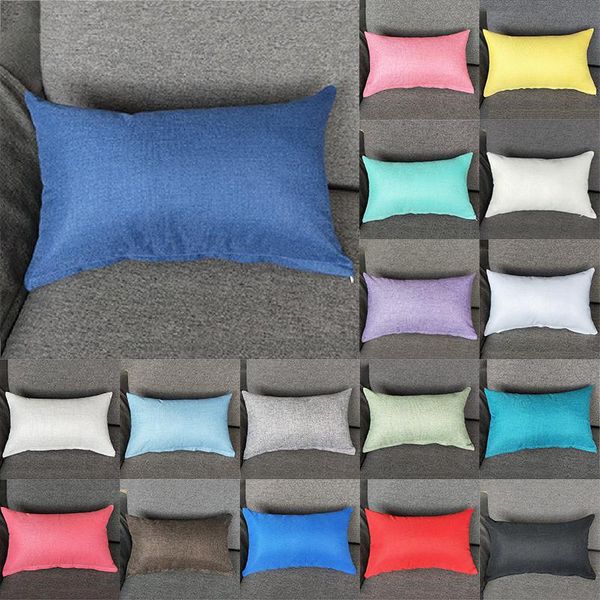 pillow case rectangular cushion cover polyester solid color pillowcase 30*50cm living room home textile decor
pillow case rectangular cushion cover polyester solid color pillowcase 30*50cm living room home textile decor