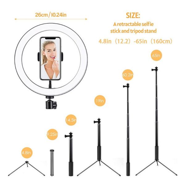 flash heads 20/26cm fill light ring led lamp folding for pography live stream makeup youtube with selfie stick
flash heads 20/26cm fill light ring led lamp folding for pography live stream makeup youtube with selfie stick
