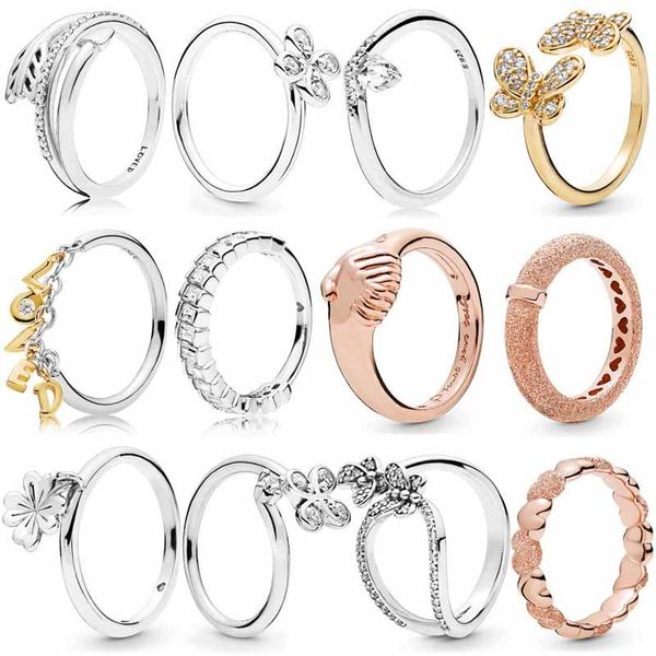 cluster rings 925 sterling silver fashion 1:1 rose matte brilliance hearts arrow bedazzling butterflies loved script femal ring diy jewelry, Golden;silver
cluster rings 925 sterling silver fashion 1:1 rose matte brilliance hearts arrow bedazzling butterflies loved script femal ring diy jewelry, Golden;silver
