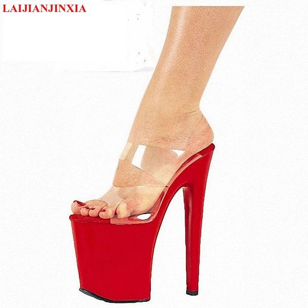 slippers laijianjinxia high-heeled cutout 23cm heel high platform sandal slip on stripper shoes open toe, Black
slippers laijianjinxia high-heeled cutout 23cm heel high platform sandal slip on stripper shoes open toe, Black