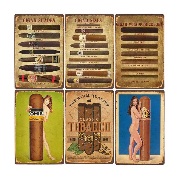 cigars metal sign vintage pin up poster cigar shop bar pub cafe decorative plate tobacco plaque home decor 20x30cm
cigars metal sign vintage pin up poster cigar shop bar pub cafe decorative plate tobacco plaque home decor 20x30cm