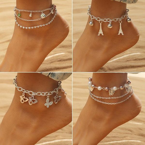 anklets women geometric anklet woman butterfly eiffel tower jewellery hand made couples fashion trendy silver color pulseras, Red;blue
anklets women geometric anklet woman butterfly eiffel tower jewellery hand made couples fashion trendy silver color pulseras, Red;blue