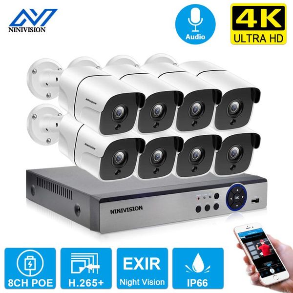 security cctv system 8ch poe nvr 8mp imx415 outdoor waterproof audio ip camera h.265 video surveillance kit wireless kits
security cctv system 8ch poe nvr 8mp imx415 outdoor waterproof audio ip camera h.265 video surveillance kit wireless kits
