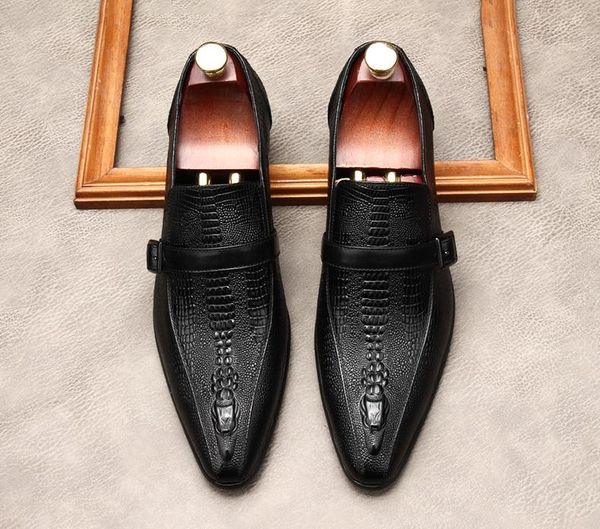 classic italian buckle genuine leather mens oxford dress shoes male party wedding office black brown brogue formal footwear
classic italian buckle genuine leather mens oxford dress shoes male party wedding office black brown brogue formal footwear