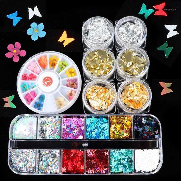 butterfly hybrid embossed nail art sticker set dried flower gold silver irregular aluminum foil paper nails decorations1, Black
butterfly hybrid embossed nail art sticker set dried flower gold silver irregular aluminum foil paper nails decorations1, Black
