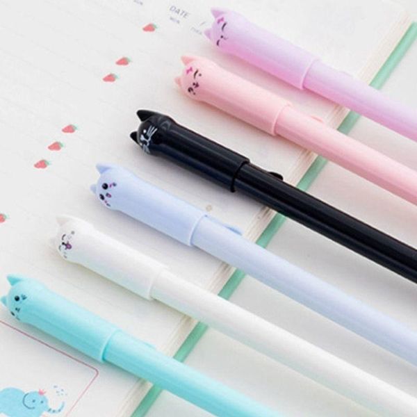 gel pens 1pcs 0.38mm cute kawaii black ink cat pen cartoon plastic for writing office school supplies stationery
gel pens 1pcs 0.38mm cute kawaii black ink cat pen cartoon plastic for writing office school supplies stationery