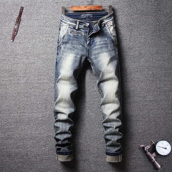men's jeans fashion streetwear retro blue slim fit elastic ripped men vintage designer hip hop homme ljv9 j9fb
men's jeans fashion streetwear retro blue slim fit elastic ripped men vintage designer hip hop homme ljv9 j9fb