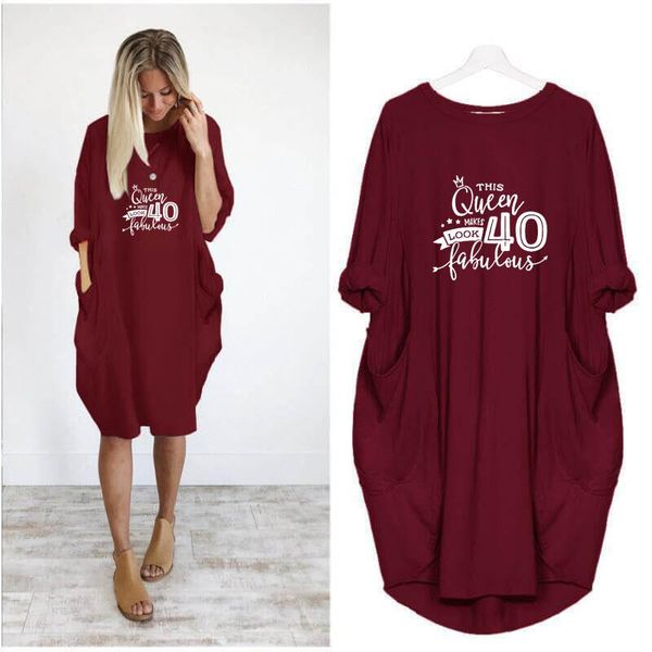 casual dresses this queen makes look 40 fabulous print women dress harajuku long sleeve vintage for female femme birthday gift, Black;gray
casual dresses this queen makes look 40 fabulous print women dress harajuku long sleeve vintage for female femme birthday gift, Black;gray