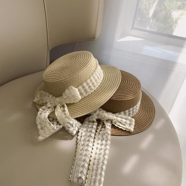 summer children's hat beach straw panama girl fashion casual flat brim lace bow sun caps & hats, Yellow
summer children's hat beach straw panama girl fashion casual flat brim lace bow sun caps & hats, Yellow