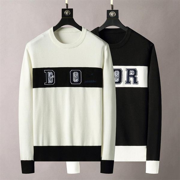 europe women and mens designer sweaters retro classic luxury sweatshirt men arm letter embroidery round neck comfortable high-quality jumper, White;black
europe women and mens designer sweaters retro classic luxury sweatshirt men arm letter embroidery round neck comfortable high-quality jumper, White;black