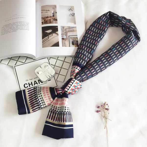 scarves 145x15cm spring korean scarf double-sided print long silk satin for ladies business party neckerchief girl hair, Blue;gray
scarves 145x15cm spring korean scarf double-sided print long silk satin for ladies business party neckerchief girl hair, Blue;gray