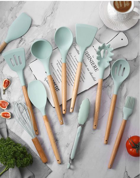 silicone cooking utensils set non-stick spatula shovel wooden handle kitchenware with storage box 912pcs kitchen accessories
silicone cooking utensils set non-stick spatula shovel wooden handle kitchenware with storage box 912pcs kitchen accessories