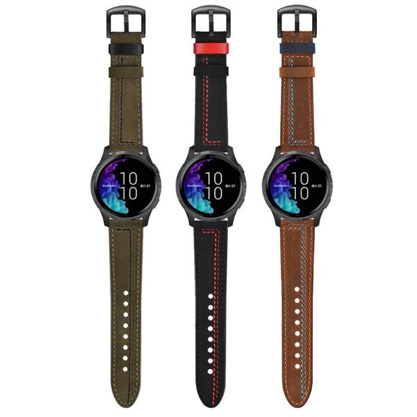 watch bands 20mm 22mm leather wrist strap for garmin venu vivoactive 4 hr garminmove 3 forerunner 245 645 replacement bracelet watchband, Black;brown
watch bands 20mm 22mm leather wrist strap for garmin venu vivoactive 4 hr garminmove 3 forerunner 245 645 replacement bracelet watchband, Black;brown