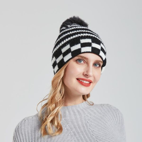 beanies fashion acrylic for women autumn and winter hat woolen hats striped wool ball knitted keep warm cold caps
beanies fashion acrylic for women autumn and winter hat woolen hats striped wool ball knitted keep warm cold caps