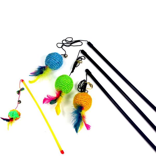 cat toys 20pcs/pack cute kitten ball rod teaser wand plastic pet for cats interactive stick supplies
cat toys 20pcs/pack cute kitten ball rod teaser wand plastic pet for cats interactive stick supplies