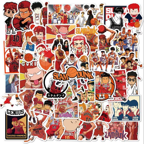 50 pcs new anime slam dunk master graffiti waterproof skateboard travel suitcase phone lapluggage stickers cute kids girl
50 pcs new anime slam dunk master graffiti waterproof skateboard travel suitcase phone lapluggage stickers cute kids girl