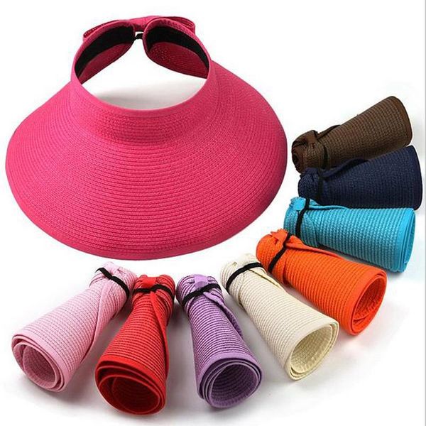 women baseball cap empty knitted hat large brim visor outdoor urban sports sun protection foldable hats, Black;white
women baseball cap empty knitted hat large brim visor outdoor urban sports sun protection foldable hats, Black;white